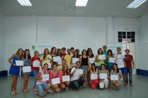 Clausura del taller de Inglés en la Casa de la Juventud.