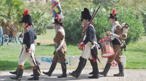 Las tropas se dirigen al juramento.