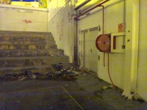 Deterioro de las instalaciones en la actualidad.