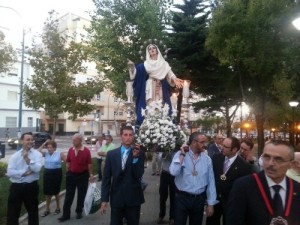 Rosario en sus misterios dolorosos