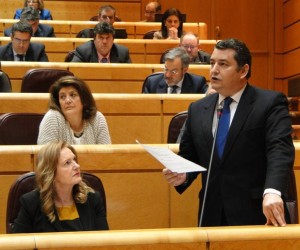 Sanz pregunta a Defensa en el Senado sobre el futuro del Hospital de San Carlos