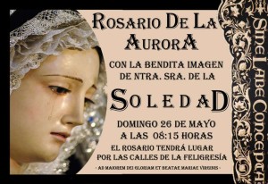 CARTEL ROSARIO AURORA SOLEDAD 2013