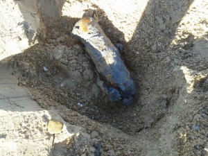 Proyectil aparecido/Armada