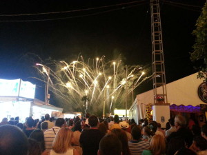 fuegos artificiales feria