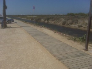 acerado provisional playa
