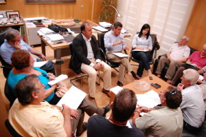 alcalde y federación de vecinos