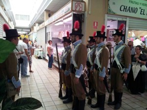 Guardia salinera en mercado