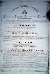 Cartel Feria de finales del siglo XIX