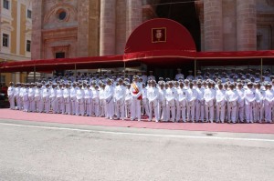 Foto de la promoción con S.M. el Rey.