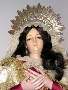 Primera imagen que procesionó, del siglo XVIII.