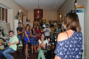 1) Un momento de la presentación