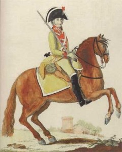 Ilustración Dragones en 1806