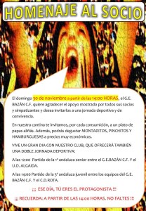 CARTEL LIGA BAZAN 6-1