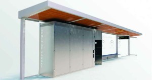 Detalle de la marquesina.