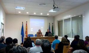 Eduardo Vijande, durante su exposición el pasado jueves