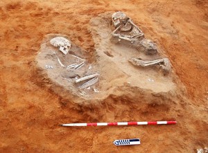 Enterramiento doble en el yacimiento 'Campo de Hockey'