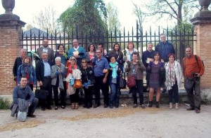 El grupo 'Juevero' durante su último encuentro en Aranjuez.