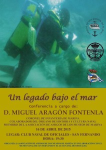 'Un legado bajo el mar': 16 de marzo.