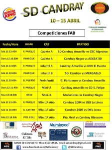 Horarios 11-12 abril