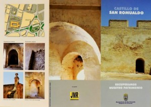 Tríptico editado con motivo de las Jornadas de 2003.