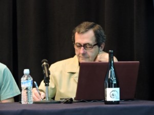 Pepe Oneto, durante su intervención.