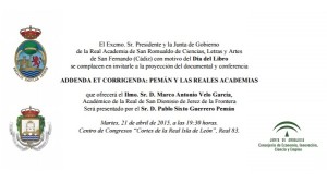 Conferencia de Marco Antonio Velo con motivo del 'Día del Libro': 21 de marzo.