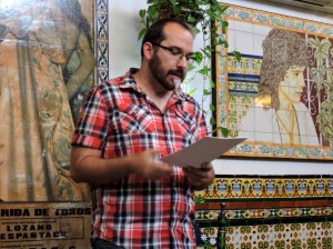 El escritor Paco Ramos, impulsor de la iniciativa.