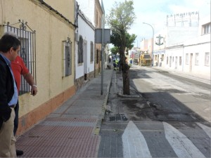 San Onofre al inicio del Plan de Asfaltado 2015.