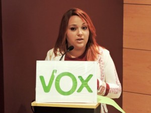 Merche Muriel durante su intervención.