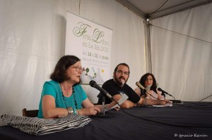 De izda. a dcha.: Carmen Rodríguez, Paco Ramos y Josela Maturana.