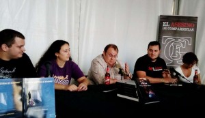 Los mesa dedicada a 'Novela Negra'.