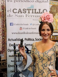 La ganadora del concurso.