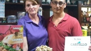 Cafetería Colombia, Antonio.