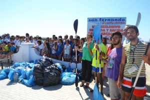 limpieza caño en kayak