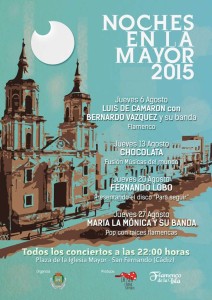 cartel noches en la mayor baja