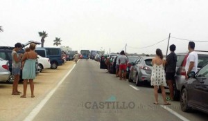trafico playa