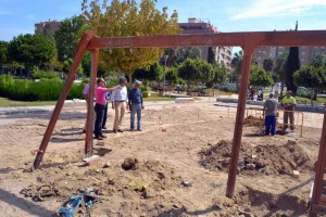 Obras parque del barrero