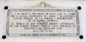 Recuerdo a Rodríguez de Arias, en Santísima Trinidad (1887)