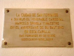 En recuerdo del Beato Marcelo Spínola, Parroquia de San Francisco.