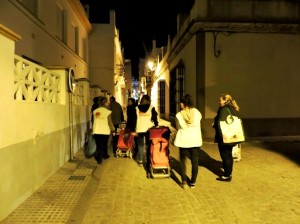 El grupo que salió el pasado viernes desde La Salle-San Cristóbal.