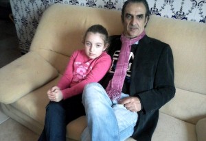 Paco Manano junto a su hija, María Rosa.