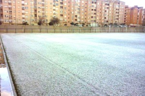 El campo de Bazán, esta tarde.