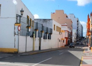 Colegio Quintanilla, construido sobre el solar que ocupó la 'Casa de las Indianas'.