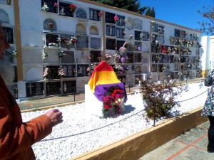 Acto en el Cementerio de San Fernando.