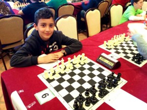 Alejandro Garrido en plena competición.