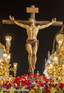 La impresionante figura del Cristo del Perdón.