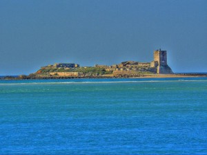 El mítico Castillo de Sancti Petri.