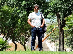 El autor de 'Los años de la ballena' posa en El Barrero.