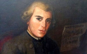 Retrato de Cayón. Detalle del rostro.