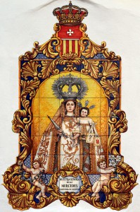 El Retablo de la Virgen de la Merced.